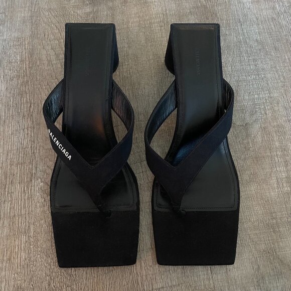 Balenciaga double square flip flop - Picture 2 of 11